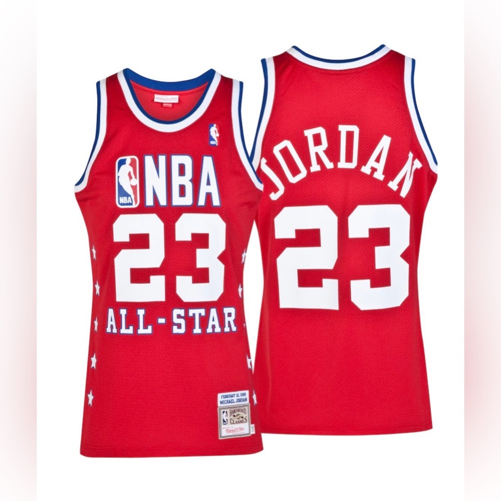 NBA All-Star East Michael Jordan 1989 Authentic Jersey By Mitchell & Ness